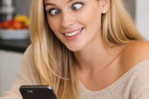blondÝnka oči