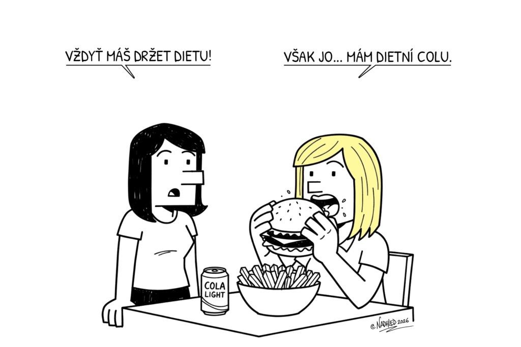 blondýnka a dieta