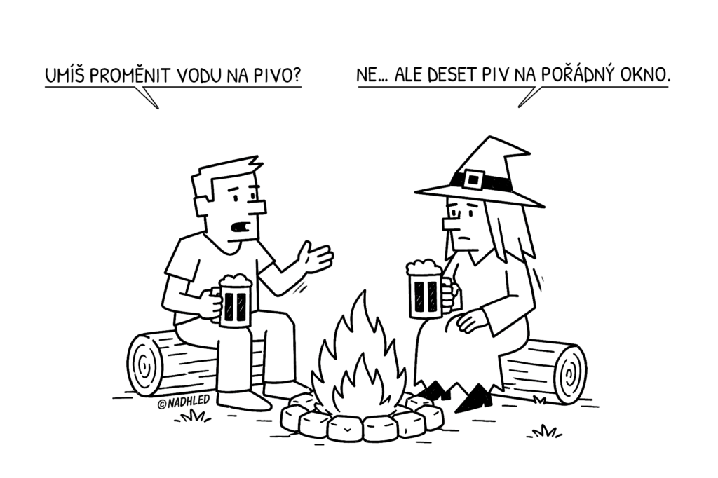 Čarodějnice a pivo