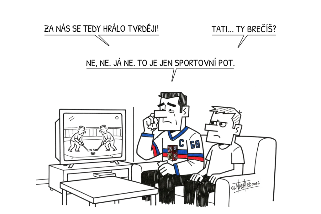 Čeští chlapi během hokeje nepláčou