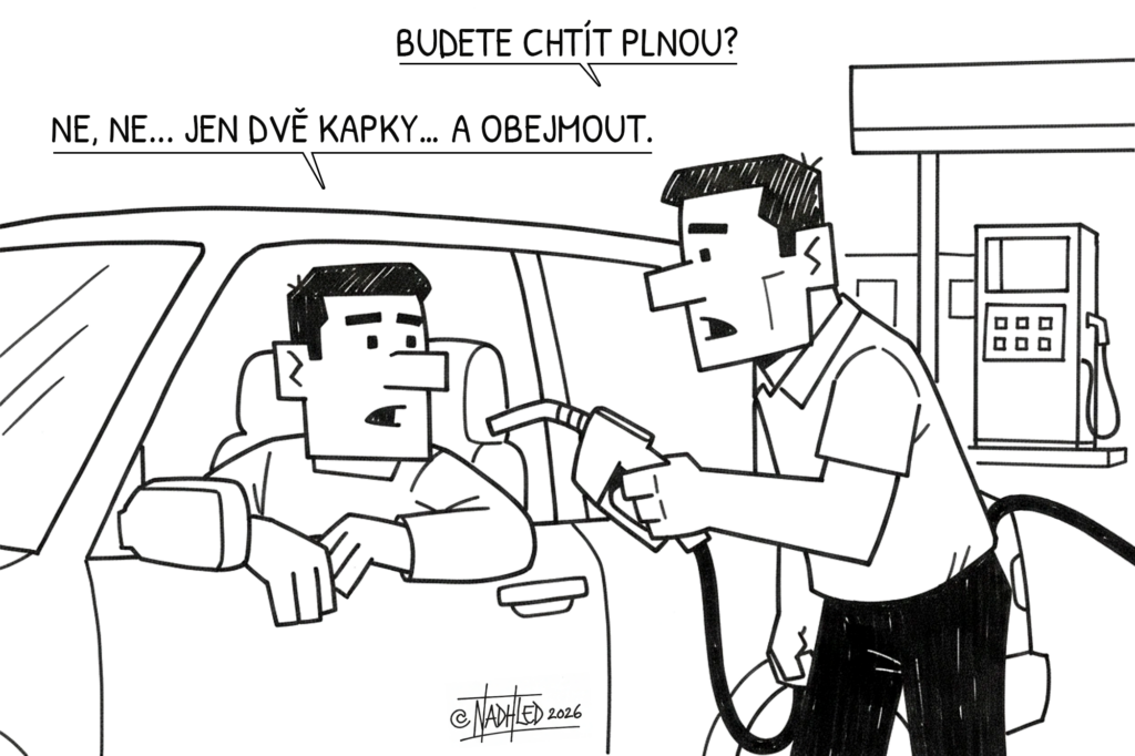 dojemné ceny benzínu