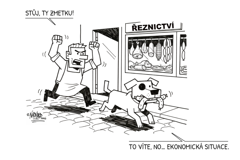 pes výmluvným zlodějem
