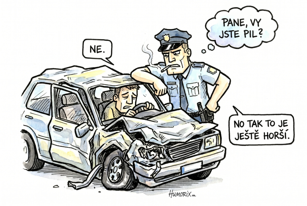 policajt a bouračka