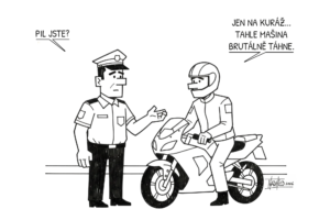 policajt chtěl dechovou zkoušku