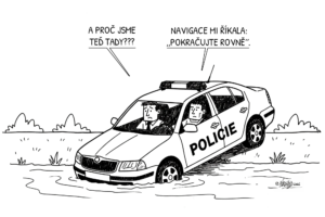 policista a navigace