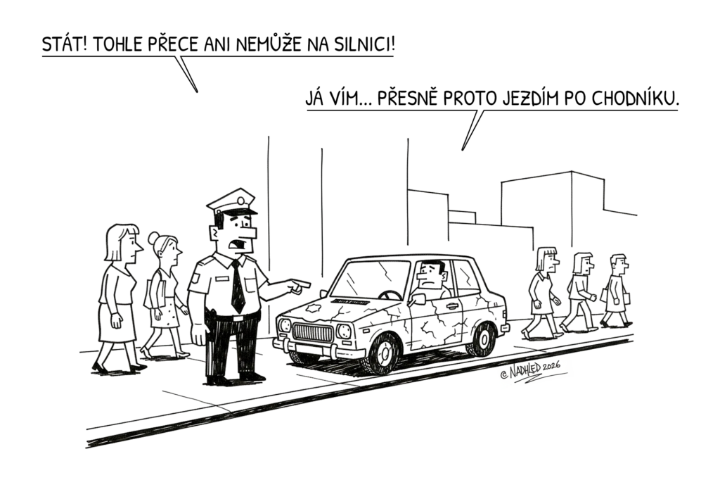 policista zastavil řidiče