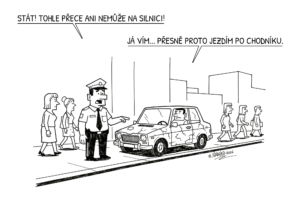 policista zastavil řidiče