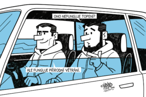 přírodní výbava auta
