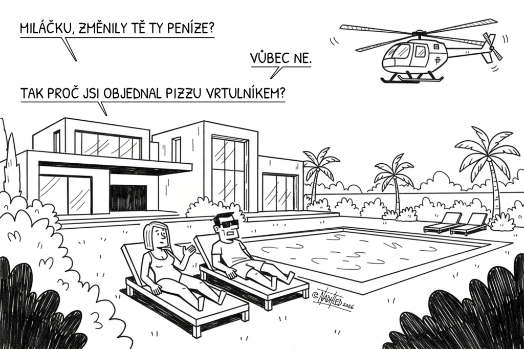 tři miliardy ho fakt nezměnily