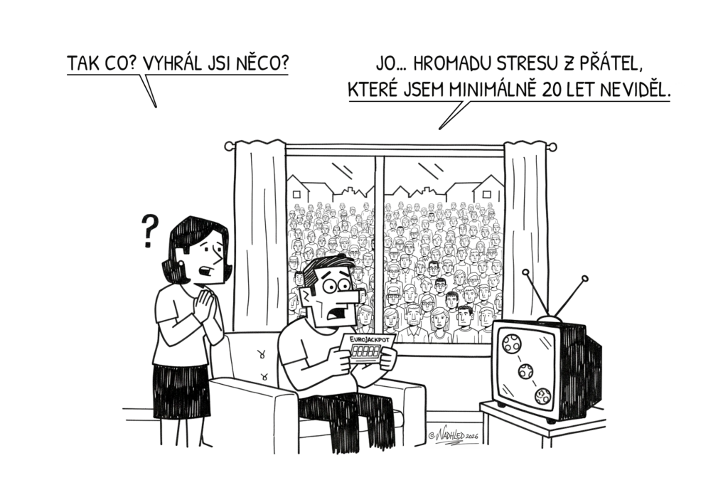 vyhrál 150 starých přátel