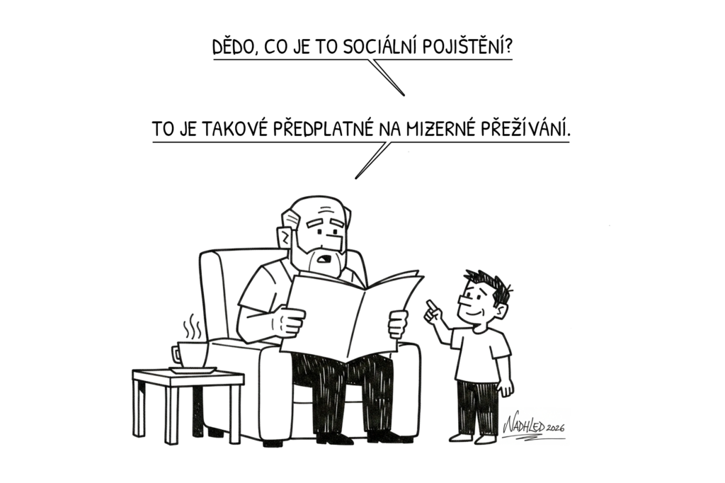 děda vysvětlil sociální pojištění