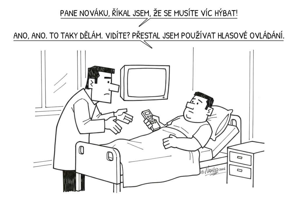 doktor doporučuje více pohybu