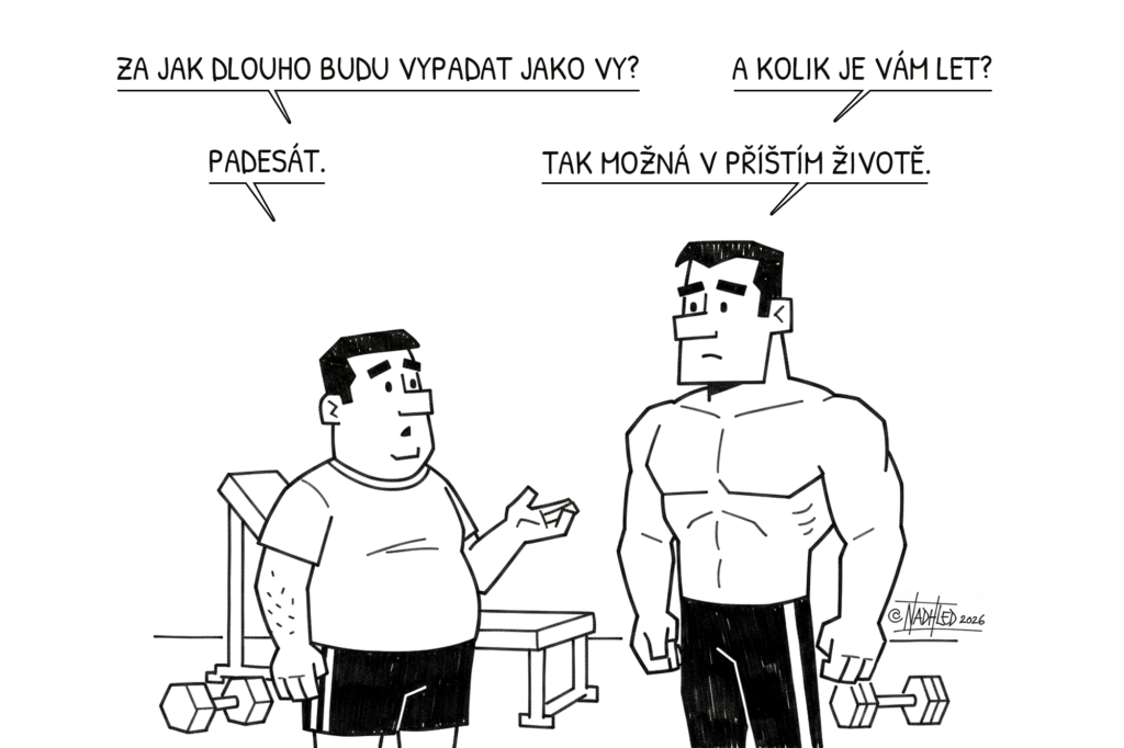 fitness trenér poctivě odpověděl klientovi