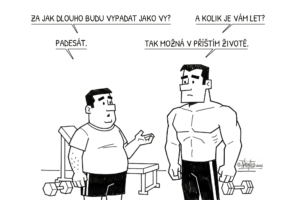 fitness trenér poctivě odpověděl klientovi