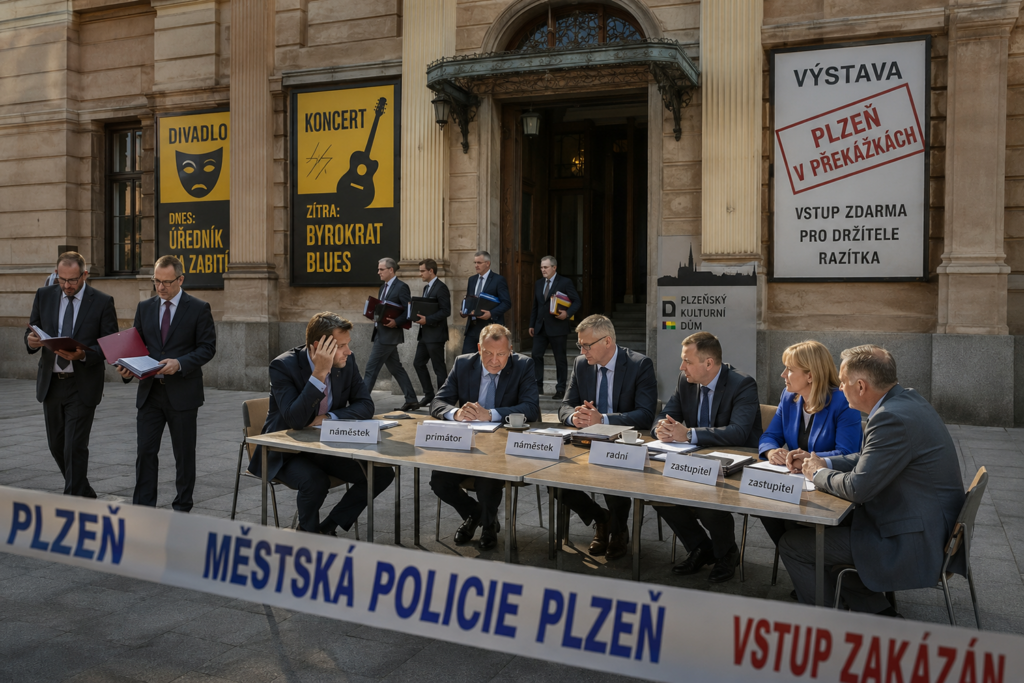 plzeňské kulturní centrum po zásahu ncoz