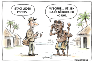 někde podpisy trvají déle než doručení samotné